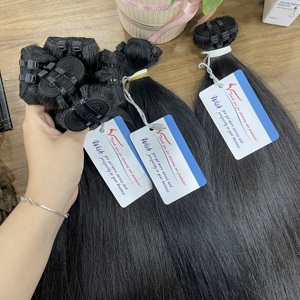 Extensiones de Cabello Natural Liso de Alta Calidad, Doble Trama, Listas para Enviar - Product Image 4
