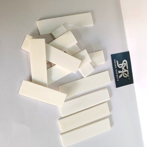 Natural White Eco-Friendly Animal Buffalo <b>Bone</b> <b>Knife</b> <b>Handle</b> Scales Slabs Blanks for Custom <b>Knife</b> Making Restoration Projects - Product Image 5