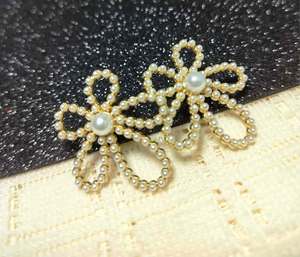 Boucles d'oreilles multi-perles personnalisées de luxe pour femmes, bijoux de fête festifs au meilleur prix, boucles d'oreilles à perles - Product Image 1