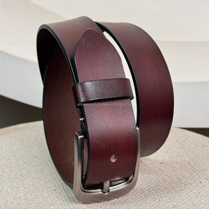 เข็มขัดหนังแท้สำหรับผู้ชายแบบปรับแต่งได้เข็มขัดหนังวัวอเนกประสงค์และทันสมัย - Product Image 6