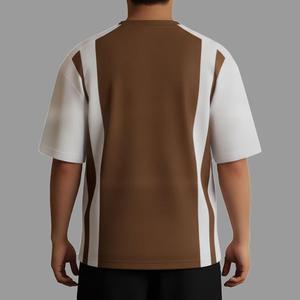 Camiseta de Manga Corta para Hombre, Oversize, Hombros Caídos, 240g, Cuello Alto, 100% Algodón, Impresión Personalizada, Ecológica, Anti-Pilling, Casual - Product Image 2