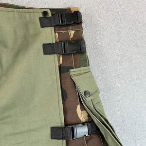 Kilt tactique utilitaire camouflage vert olive pour homme, avec poches cargo plissées, vêtements de travail 2026 - Product Image 4