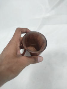 Koi <b>Small</b> Grooved Acacia Wood Engraved <b>Jar</b> Handmade Customized Shape Tabletop Wholesale Products From India for Sale - Product Image 5