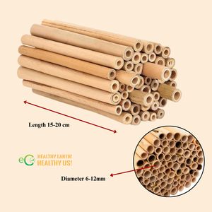 หลอดไม้ไผ่ธรรมชาติสำหรับโรงแรมแมลง |   หลอดทำรังปลอดสารพิษพร้อมบริการ OEM และบรรจุภัณฑ์แบบกำหนดเอง - Product Image 3