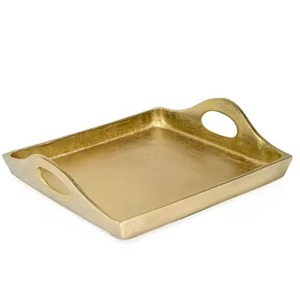 Bandeja de Servicio Metálica de Diseño para Fiestas, Plato Artístico para Bebidas y Postres, para Eventos Premium - Product Image 3
