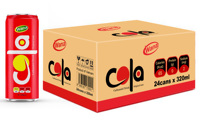 Wana Exporter Boisson gazeuse au cola 250ml en conserve OEM/ODM, caféine améliorant la digestion, Vietnam