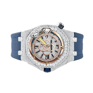 Premium Luxury Moissanite <b>Diamond</b> Bracelet <b>Watch</b> Men Full Stone Setting <b>Watch</b> - Product Image 1