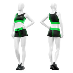 Conjunto Deportivo de Yoga para Mujer de Marca Privada, Bra Deportivo y Pantalones Cortos, Ropa Deportiva Personalizada de Cintura Alta para Fitness y Entrenamiento - Product Image 3