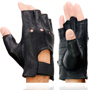 Gants de moto sans doigts pour hommes Samroz Sports - Product Image 3