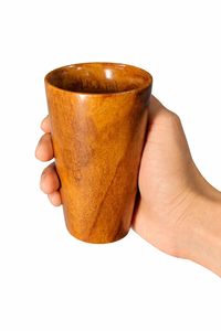 Verre à boire en bois fait main, tasse à eau en bois naturel, écologique, pour thé, café, jus, vente en gros - Product Image 1