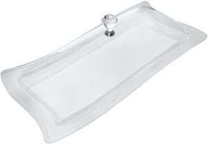 จานเสิร์ฟขนมอบทำจากอะคริลิกพร้อมฝาปิด - Product Image 4