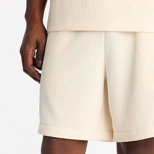 กางเกงขาสั้นผู้ชายคุณภาพสูง เหมาะสำหรับการพักผ่อนที่บ้าน การเคลื่อนไหวกลางแจ้ง และการใช้งานในช่วงวันหยุด / ดีไซน์ทันสมัยพร้อมเชือกผูก - Product Image 3