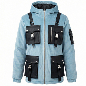 <b>Mens</b> Outdoor Expedition <b>Soft</b> <b>Shell</b> Windproof Printed Waterproof Breathable Hunting Parka with Hood MALUZA INDUSTRIES - Product Image 1