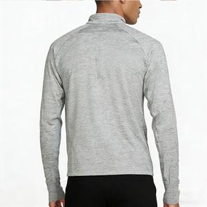 Sudadera Deportiva Ligera con Cierre de Cremallera de 1/4 para Hombre, Personalizable con Logotipo, Elástica y Suave, para Gimnasio y Deportes - Product Image 5
