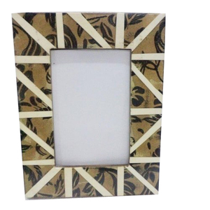 Gorgeous Looking Designer Black And <b>White</b> Sticker Printed <b>Photo</b> <b>Frame</b> Set Of Two Wooden <b>Frames</b> For Hotel And Restaurant Usage - Product Image 6