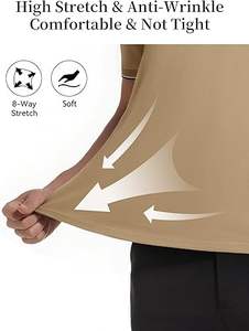 Camisas de Golf de Piqué de Alta Calidad para Hombre, Manga Corta, Elásticas, Informales de Negocios, Polos para Hombre - Product Image 5