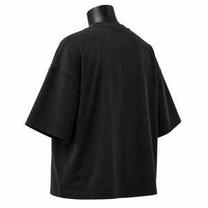 Camiseta Negra Extra Grande para Hombre con Estampado Jet City, Estilo Urbano, Cuello Redondo, Manga Corta, Algodón Jersey - Product Image 6