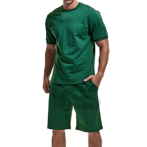Conjunto de Streetwear: Sudadera con Capucha de Corte Holgado y Pantalones Jogger, Proveedor Mayorista, Conjunto de Streetwear Vintage Lavado con Efecto Superpuesto - Product Image 1