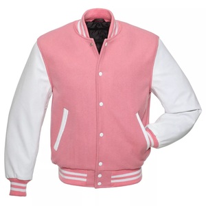 Unisex Casual Varsity Bomber <b>Jacket</b> for <b>Winter</b> Sports Stand Collar Wool Sleeves Front Logo Cartoon Patchwork Hooded Letterman - Product Image 3