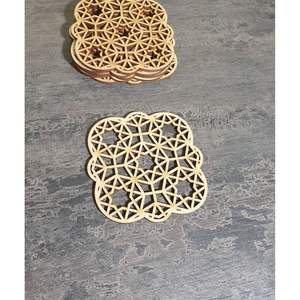 Posavasos Promocional de Madera para Mesas de Cafetería, Decoración Perfecta para Mesa - Product Image 1