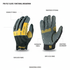 Guantes de Fútbol Americano para Receptor, OEM ODM, Completamente Acolchados, Antideslizantes, con Logotipo Personalizado, Transpirables, para Entrenamiento Deportivo - Product Image 3