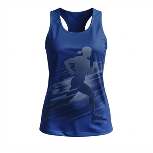Ostriya Intl Women's <b>Green</b> Ribbed Knit Canvas Tank Top Scoop Neck Solid Color Formal Style Regular Length Polyester/Cotton - Product Image 1