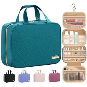 Borsa da Toilette Spaziosa da Appendere con Gancio, Essenziale per Viaggi, Borsa e Astuccio per Cosmetici - Product Image 1