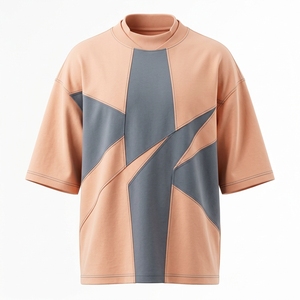 T-shirts pour hommes de style streetwear original, avec logo graphique imprimé au dos, coupe ample, par le fabricant de vêtements Risetag. - Product Image 1