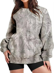 Women sweatshirt with full sleeves <b>thick</b> warm fleece soft design perfect for street and casual wear - Product Image 2