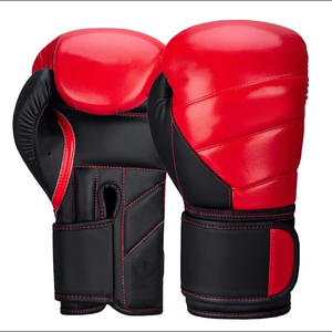 Gants de boxe en cuir de vachette personnalisés de haute qualité avec support de poignet en Velcro, dernier style, vente en gros, gants d'entraînement MMA 2026 - Product Image 4