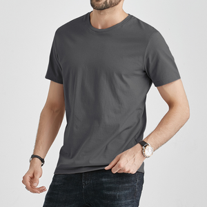 Camiseta de Algodón Personalizable de Alta Calidad para Hombre, Diseño OEM Elegante con Patrón de Letras, Tejido Formal Holgado Antipilling, Venta al Por Mayor - Product Image 2