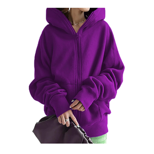 Nueva Sudadera con Capucha para Mujer, Estilo Urbano, de Alta Calidad, Poliéster/Algodón, Felpa Suave y Transpirable, Tallas Grandes, Estampado con Técnicas Tie Dye - Product Image 5