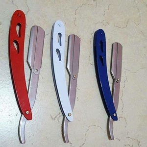 RSI Stainless Steel Shaving <b>Straight</b> <b>Razors</b> Cut Throat Single Blade Barber Shop Salon Folding Handle for Male Home Use - Product Image 3