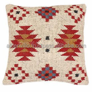Luxury Home Decor Pillow Cases Kilim Pillow Eco-Friendly Moroccan Artisan <b>Cushion</b> <b>Cover</b> From Indian Supplier - Product Image 6