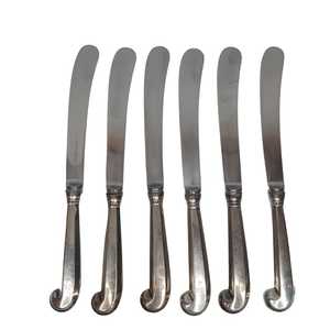 Stainless Steel Butter <b>Knife</b> <b>Set</b> 4pc Sheepsfoot Blade Straight Edge Kitchen Utensil - Product Image 6