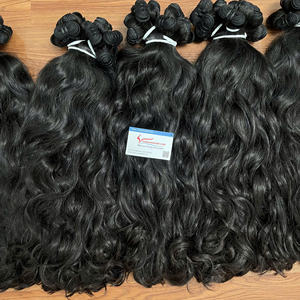 Extensiones de Cabello Natural Ondulado Vietnamita de Alta Calidad 100% a Precio de Fábrica, Súper Fluido, Sin Caída, Sin Enredos, Gran Stock - Product Image 5