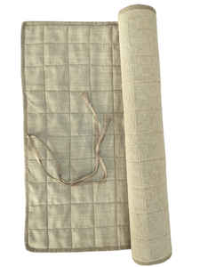 Eco-friendly 24/72 Inches Linen Yoga <b>Mat</b> Durable Washable Cushion Comfortable Soft Practice With Sustainable Standard Size - Product Image 5