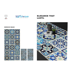 24x48 Inch 600x1200mm Moroccan Style Decorative Porcelain <b>Tiles</b> GVT PGVT HD Digital Glazed Premium Large Format Rectified Wall - Product Image 1