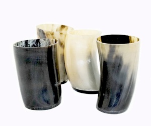 buffalo horn glass Viking cup hand made glass eco friendly 100 natural glass <b>drinkware</b> <b>accessories</b> - Product Image 1