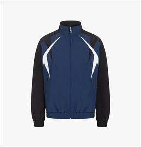 Ensemble coupe-vent pour homme, veste et pantalon en nylon imperméable, respirant et coupe-vent, vêtements décontractés confortables. - Product Image 1