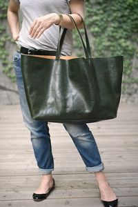 Sac fourre-tout en cuir de qualité supérieure pour un usage quotidien - Product Image 3