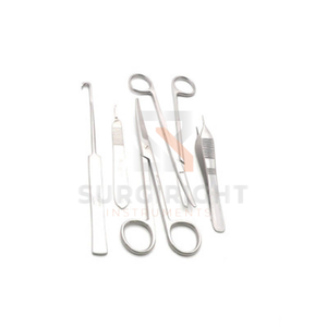Kit d'instruments vétérinaires réutilisables personnalisables pour la stérilisation des animaux, ensemble chirurgical pour procédures félines et canines, Blush Surgical CE - Product Image 2