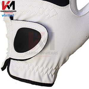 KARIMANS INDUSTRY Cabretta Leather Golf <b>Gloves</b> <b>Moisture</b>-Wicking Non-Slip Custom Logo OEM Men's Professional <b>Gloves</b> - Product Image 5
