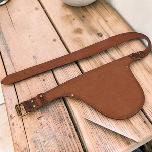 Cinturón de herramientas ajustable de cuero para floristería, bolsa de almacenamiento, funda para tijeras, accesorio para trabajo floral, proveedor mayorista de logotipos personalizados a bajo precio - Product Image 6