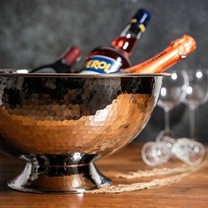 Cubeta de Hielo Metálica de Lujo para Presentación de Bebidas - Product Image 1