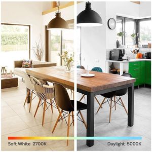 Energy Efficient 9W <b>E26</b> Base LED Light <b>Bulbs</b> 60W Equivalent 5000K Daylight White Non Dimmable with 10,000 Hours Lifetime 24 Pa - Product Image 3