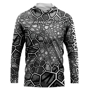 Hoodie de pêche personnalisé HUK pour hommes, vêtements de performance, respirant, manches longues, jersey de randonnée, séchage rapide, chemise de sport d'extérieur - Product Image 1