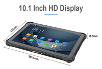 Tablette industrielle Urovo P8100P 5G 10 pouces IP67 étanche RFID Wi-Fi Octa Core Android 10 avec batterie 10000 mAh pour entrepôt