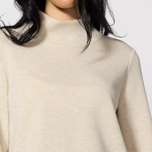 Suéter de cuello alto para mujer, estilo jersey oversize - Product Image 5