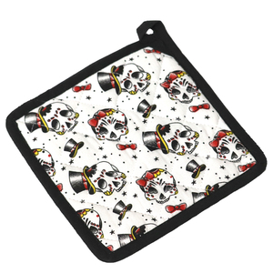 High Quality 100% Cotton Canvas Pot Holder Soft Printed Cloth Pot Holders for Cooking <b>Kitchen</b> Use Directly Manufactured in India - Product Image 2